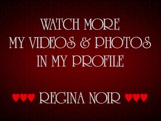 Stunning lady Regina Noir shows her pussy lying on the couch. pussy, cunt, lingerie, stockings,