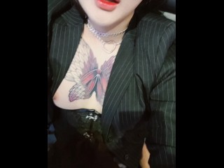 Tranny biggirl BunnycatRay with a submissive bitch(More on onlyfans)