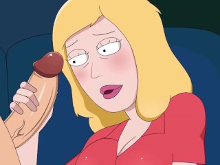 Rick And Morty - A Way Back Home - Sex Scene Only - Part 33 Beth Handjob By LoveSkySanX