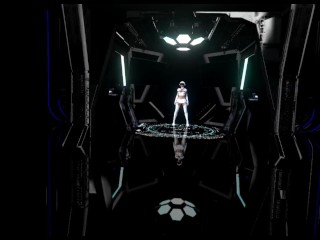 Citor3 Femdomination 2 3D VR game walkthrough 4: The Flushing  story, sci-fi, latex, cum training