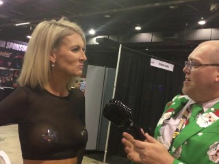 Georgina Dior with Jiggy Jaguar Exxxotica Expo Chicago Il