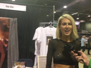 Georgina Dior with Jiggy Jaguar Exxxotica Expo Chicago Il