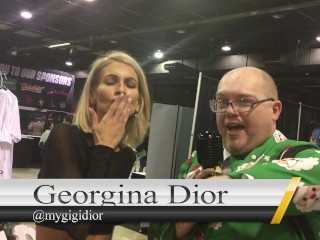 Georgina Dior with Jiggy Jaguar Exxxotica Expo Chicago Il