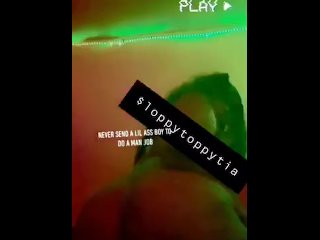 Never Send A Lil Ass Boy to do A Man Job $LOPPYTOPPYTIA CHECK ME OUT FOR FULL VIDS O.F