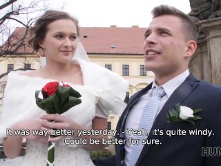 HUNT4K Attractive Czech bride spends first night with rich stranger