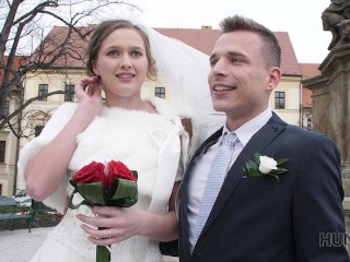 HUNT4K Attractive Czech bride spends first night with rich stranger