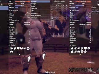 Gameplay - breeders of the nephelym - Tall Vulwarg