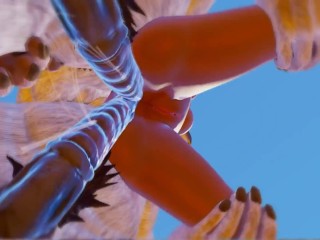 Sex with Furry monsters POV SLOW MOTION | porn in 3d