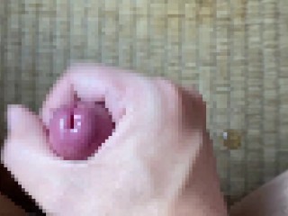 「アッ、イっちゃう///」ローション手コキで喘ぎながら射精する早漏ド変態～オナニー中毒～