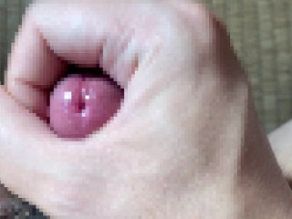 「アッ、イっちゃう///」ローション手コキで喘ぎながら射精する早漏ド変態～オナニー中毒～