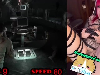 Goth girl plays dead space 2 part 1