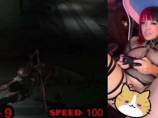 Goth girl plays dead space 2 part 1