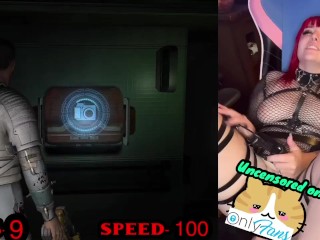 Goth girl plays dead space 2 part 1