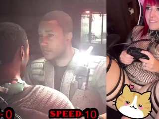 Goth girl plays dead space 2 part 1