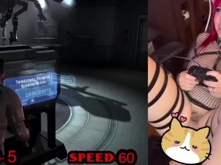 Goth girl plays dead space 2 part 1