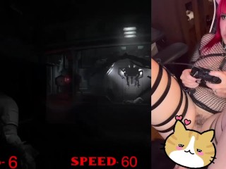 Goth girl plays dead space 2 part 1