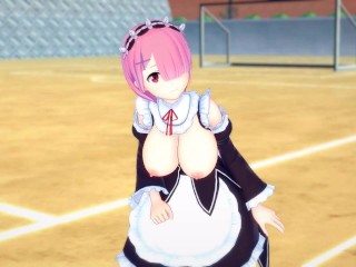 【エロゲーコイカツ！】リゼロ ラム3DCGアニメ動画(Reゼロから始める異世界生活)[Hentai Game Koikatsu! Re zero Ram(Anime 3DCG video)]