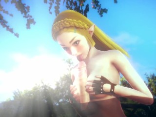 [LEGEND OF ZELDA] Zelda's beautiful pussy banged (3D PORN 60 FPS)