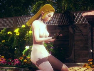 [LEGEND OF ZELDA] Zelda's beautiful pussy banged (3D PORN 60 FPS)