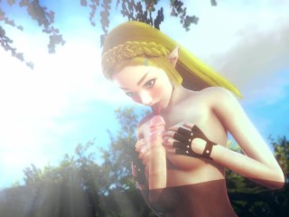 [LEGEND OF ZELDA] Zelda's beautiful pussy banged (3D PORN 60 FPS)