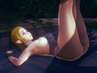 [LEGEND OF ZELDA] Zelda's beautiful pussy banged (3D PORN 60 FPS)