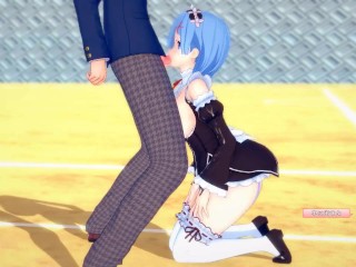 【エロゲーコイカツ！】リゼロ レム3DCGアニメ動画(Reゼロから始める異世界生活)[Hentai Game Koikatsu! re zero Rem(Anime 3DCG Video)]