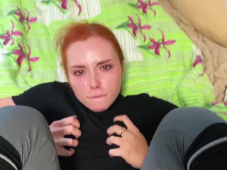 Classmate Facefuck Hot Redhead and Doggystyle Fuck after Exam