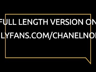 TS Chanel Noir Cums In Fishnets and Oil FULL VERSION ON onlyfans/chanelnoirx