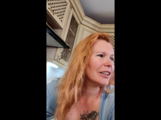 She Fucks with Lover and Makes a video to her Husband. Slutty Busty MILF.