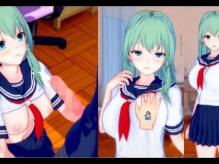 【エロゲーコイカツ！】東方 東風谷早苗3DCGアニメ動画(東方Project)[Hentai Game Koikatsu! Touhou Sanae Kochiya(Anime 3DCG Video)