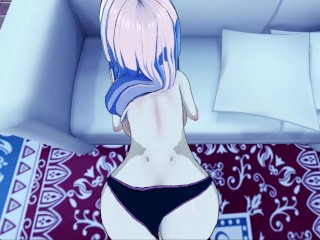 Chika Fujiwara Kaguya Love is War Creampie and Blowjob POV (Hentai)