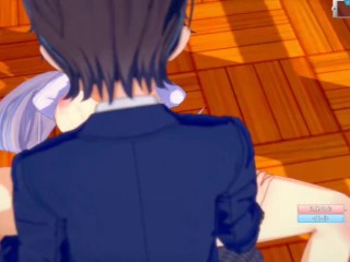 【エロゲーコイカツ！】東方 藤原妹紅3DCGアニメ動画(東方Project)[Hentai Game Koikatsu! Touhou Fujiwara no Mokou(Anime 3DCG