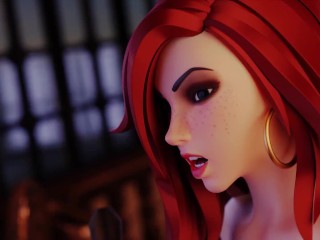 3D Anime - Having Sex with Miss Fortune on her Ship