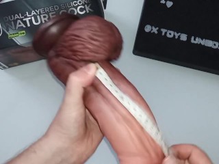 Lovetoy XXL dual layered silicone nature cock dildo - UNBOXING Bottomtoys