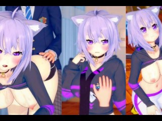 【エロゲーコイカツ！】VTuber 猫又おかゆ3DCGアニメ動画(バーチャルYoutuber)[Hentai Game Koikatsu! Nekomata Okayu (Anime 3DCG