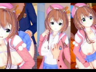 【エロゲーコイカツ！】VTuber アユンダ・リス3DCGアニメ動画(バーチャルYoutuber)[Hentai Game Koikatsu! Ayunda Risu(Anime 3DCG Video