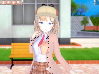 【エロゲーコイカツ！】VTuber ワトソン・アメリア3DCGアニメ動画(バーチャルYoutuber)[Hentai Game Koikatsu! Watson Amelia(Anime 3DCG