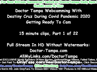 $CLOV Part 27/27 - Destiny Cruz Blows Doctor Tampa In Exam Room During Live Stream While Quarantined