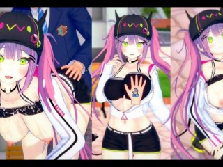 【エロゲーコイカツ！】VTuber 常闇トワ3DCG巨乳アニメ動画(バーチャルYoutuber)[Hentai Game Koikatsu! Tokoyami Towa(Anime 3DCGvideo