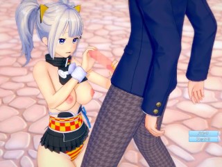 【エロゲーコイカツ！】VTuber 輝夜月3DCG巨乳アニメ動画(バーチャルYoutuber)[Hentai Game Koikatsu! Kaguya Luna(Anime 3DCG Video)]