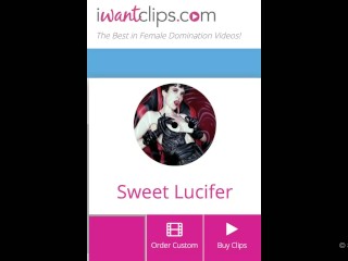 Sweet Lucifer Goddess Mistress in Iwantclips