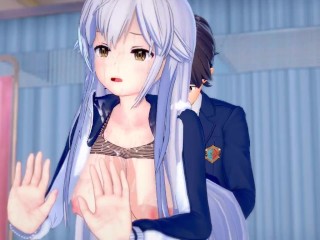 【エロゲーコイカツ！】VTuber アズマリム3DCG巨乳アニメ動画(バーチャルYoutuber)[Hentai Game Koikatsu! Azuma Lim(Anime 3DCG Video)]