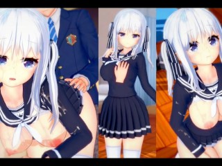 【エロゲーコイカツ！】VTuber 白音ゆき3DCG巨乳アニメ動画(バーチャルYoutuber)[Hentai Game Koikatsu! Yuki Shirane(Anime 3DCG Video