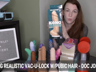 Lily O'Riley's Dildo Stash Exploration - Uberrime, Mr Hankey's, Vixen, Tantus & More (SFW)