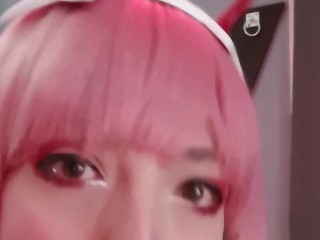 Daphnée Lecerf Erocosplay - Darling in the Franxx & Fairy Tail 