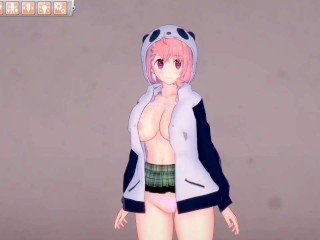 【エロゲーコイカツ！】VTuber 笹木咲3DCG巨乳アニメ動画(バーチャルYoutuber)[Hentai Game Koikatsu! Sasaki Saku(Anime 3DCG Video)]