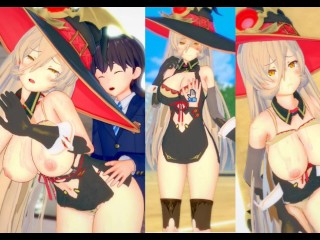 【エロゲーコイカツ！】VTuber ニュイ・ソシエール3DCG巨乳アニメ動画(バーチャルYoutuber)Hentai Game Koikatsu! Nui Sociere (Anime 3DCG 