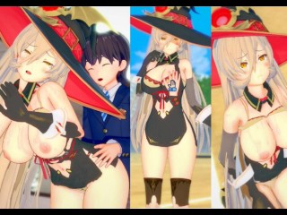 【エロゲーコイカツ！】VTuber ニュイ・ソシエール3DCG巨乳アニメ動画(バーチャルYoutuber)Hentai Game Koikatsu! Nui Sociere (Anime 3DCG 