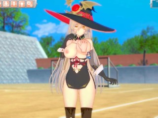 【エロゲーコイカツ！】VTuber ニュイ・ソシエール3DCG巨乳アニメ動画(バーチャルYoutuber)Hentai Game Koikatsu! Nui Sociere (Anime 3DCG 