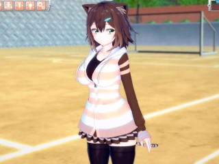 【エロゲーコイカツ！】VTuber 文野環3DCG巨乳アニメ動画(バーチャルYoutuber)Hentai Game Koikatsu! Fumino Tamaki (Anime3D